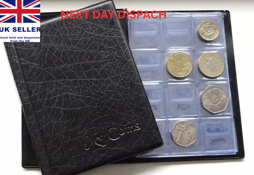 Black coin album 50p 2 - 50p, £2