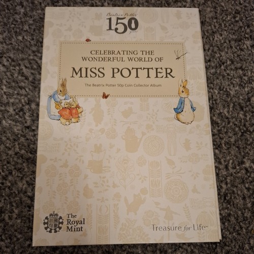 Beatrix potter 50p coin - potter,