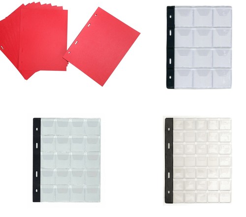 Pages dividers for coin and - &,