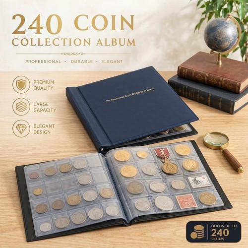 Coin collection album 240 - coin,