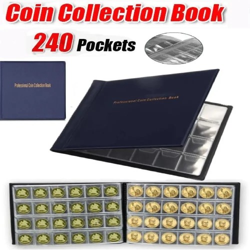 240 album coin book coins - album,