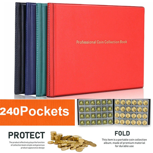 Coin album book for 240 - album, 96