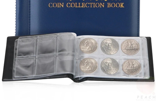 Coin collection album - coin,