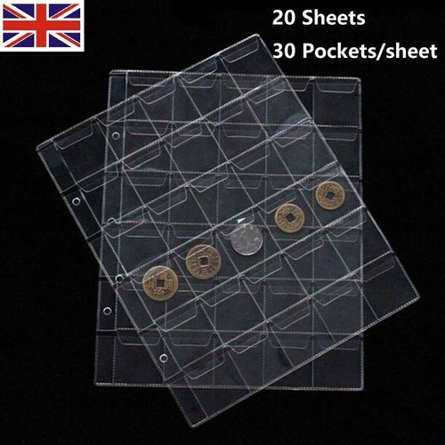 20x pockets plastic - plastic, coin