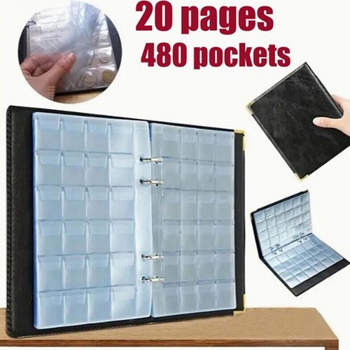 480 coin collecting album - 480,