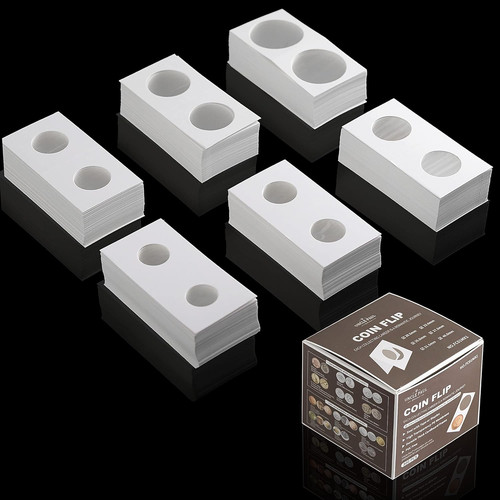 300pcs coin flips 2x2 inch - 2x2,