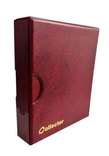 Red coin album case holder - album, in